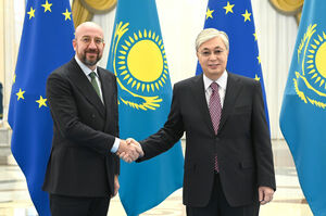 Токаев провел переговоры с президентом Европейского Совета