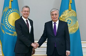 Президент принял посла США Дэниела Розенблюма
