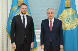 Токаев принял министра иностранных дел Литвы