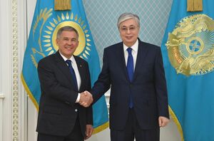 Токаев принял президента Татарстана