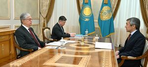 Президент принял председателя президиума НПП «Атамекен»