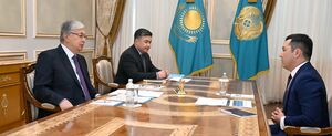 Глава государства принял управляющего Международным финансовым центром «Астана» Рената Бектурова