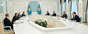 Президент принял председателя Комитета Сената США по национальной безопасности и делам правительства Гэри Питерса