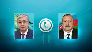 Токаев поздравил президента Азербайджана с днем рождения