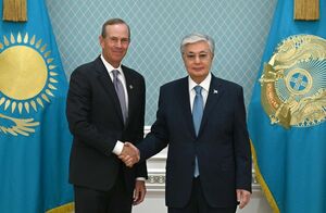 Глава государства принял председателя совета директоров корпорации Chevron Майкла Уирта