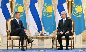 Токаев провел переговоры с президентом Финляндии