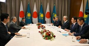 Глава государства принял президента компании Sumitomo Шинго Уэно