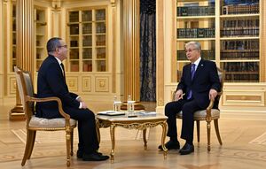 Глава государства дал интервью газете "Тurkistan"