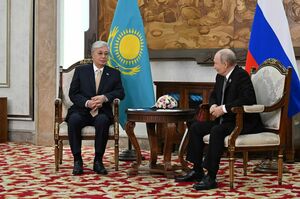 Токаев и  Путин провели переговоры на саммите ШОС