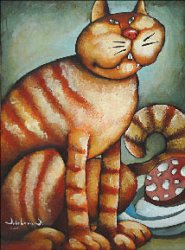 Женщина с котом