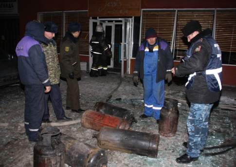 В карагандинском кафе взорвался газовый баллон 
