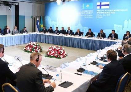 Назарбаев пригласил финские компании участвовать в проектах АПК в Казахстане