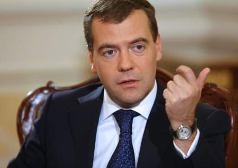 Медведев надеется на дальнейшее развитие двусторонних отношений Казахстана и России
