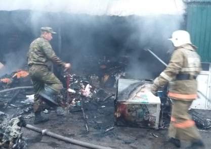 Товар в огне